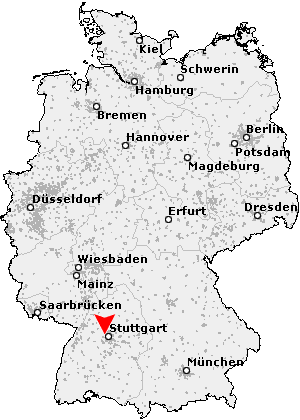 Postleitzahl Ditzingen - Baden Württemberg (PLZ Deutschland)