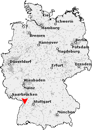 Postleitzahl Gernsbach - Baden Württemberg (PLZ Deutschland)