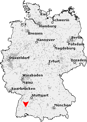 Postleitzahl Zimmern Ob Rottweil - Baden Württemberg (PLZ Deutschland)