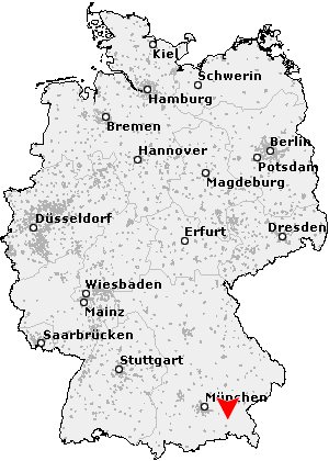 Postleitzahl Söchtenau - Bayern (PLZ Deutschland)