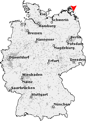 Postleitzahl Göhren, Rügen - Mecklenburg Vorpommern (PLZ Deutschland)