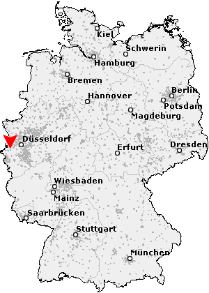 Karte von Gerderath