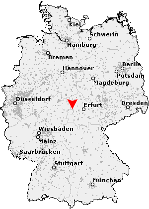 Postleitzahl Eisenach - Thüringen (PLZ Deutschland)