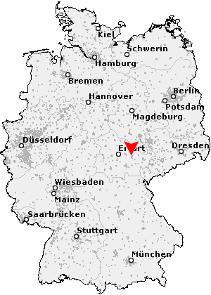 Postleitzahl Jena - Thüringen (PLZ Deutschland)