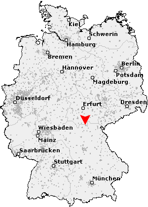 Postleitzahl Sonneberg - Thüringen (PLZ Deutschland)