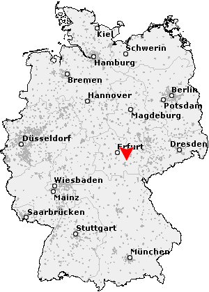 Postleitzahl Uhlstädt-Kirchhasel - Thüringen (PLZ Deutschland)